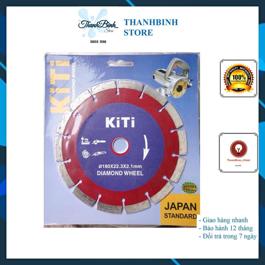 LƯỠI CẮT GẠCH ĐA NĂNG/ BÊ TÔNG/ CẮT TƯỜNG KITI JAPAN- 150MM/ 230MM