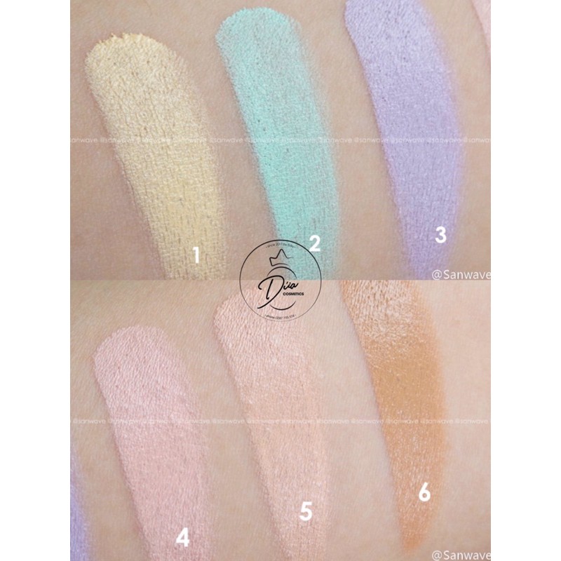 [Đủ bill] Bảng che khuyết điểm NYX Color Correcting Concealer Palette