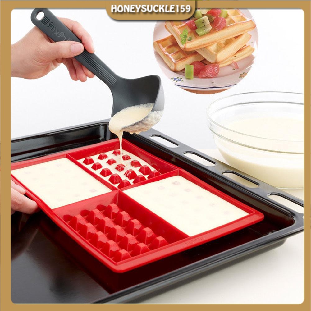 [Ảnh Thât+Video]Khuôn Silicone Bánh quế Cookie/Cavity Bánh quế Sôcôla/Pan Baking Mold Donut Maker