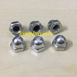 20 Đai ốc chỏm cầu M6 - Đai ốc mũ - Tán chỏm cầu 6ly