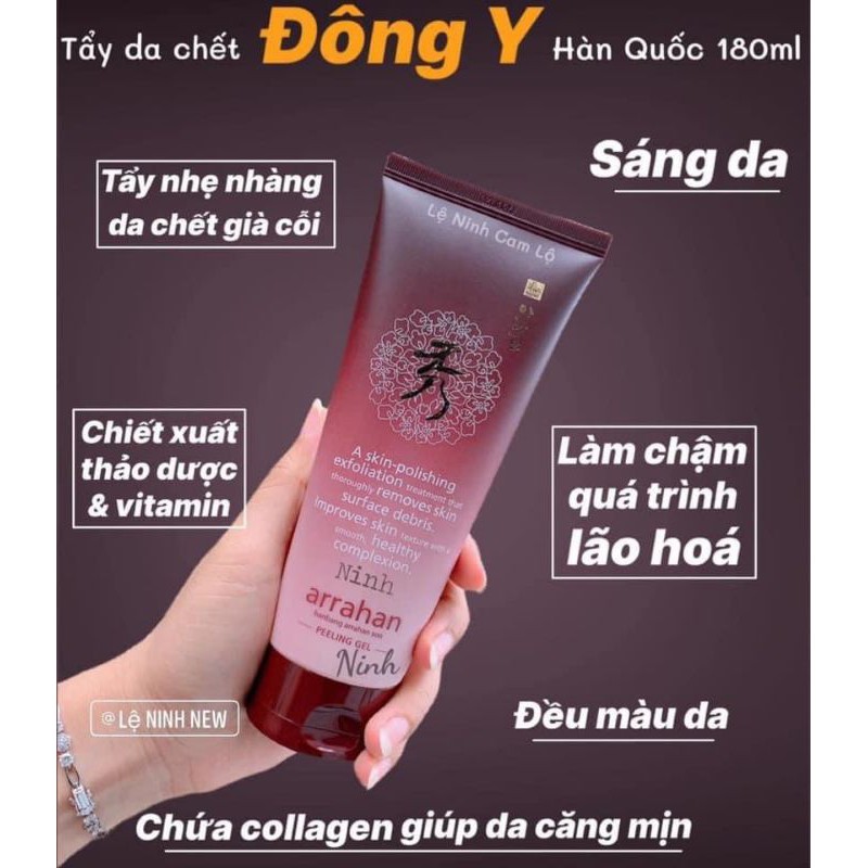 Tẩy da chết Đông Y nhân sâm Hàn Quốc