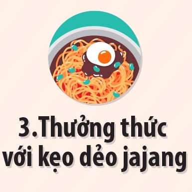 Kẹo dẻo Playmore 60g hình tô mì trộn Hàn Quốc Jajang