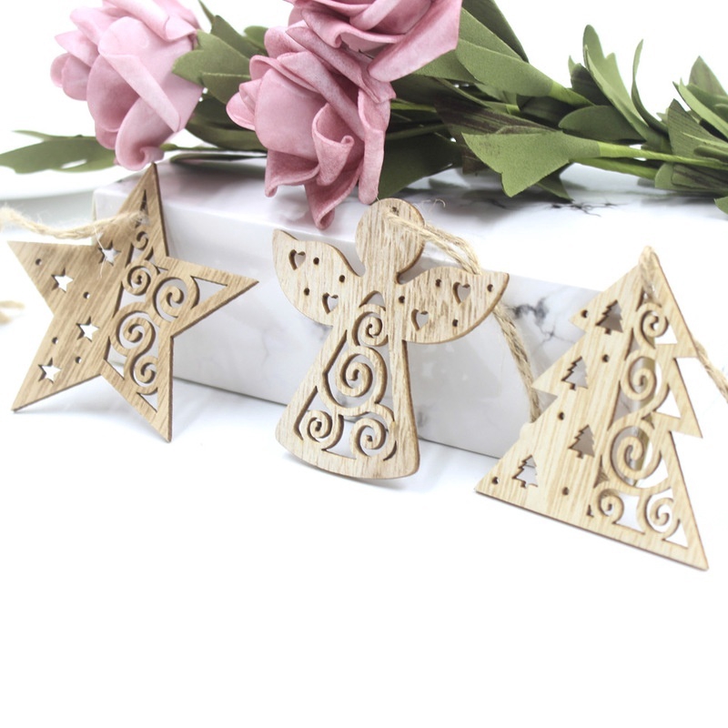 Bộ 6 Phụ Kiện Trang Trí Cây Thông Giáng Sinh