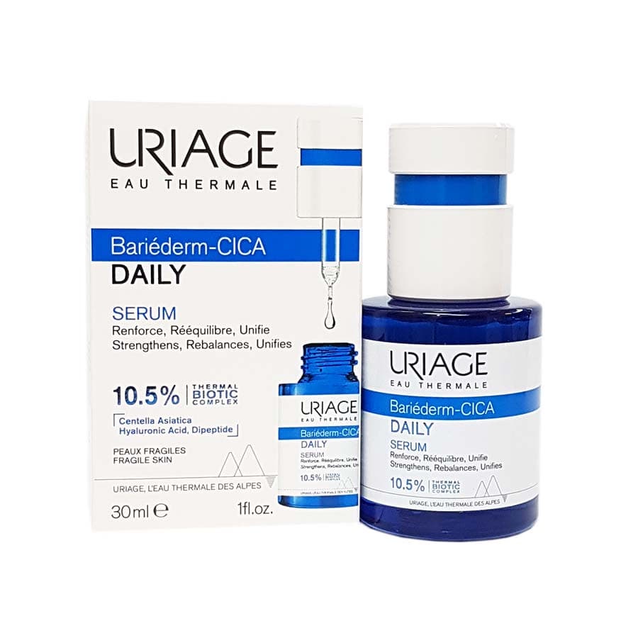Tinh chất Uriage Bariederm Cica Daily SERUM 30mL - Serum làm dịu da, hồi phục da, da cấp ẩm, cân bằng