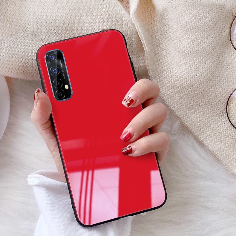 Ốp Lưng REALME C17, REALME 7,7i, 7 PRO Mặt kính gương sáng bóng cao cấp