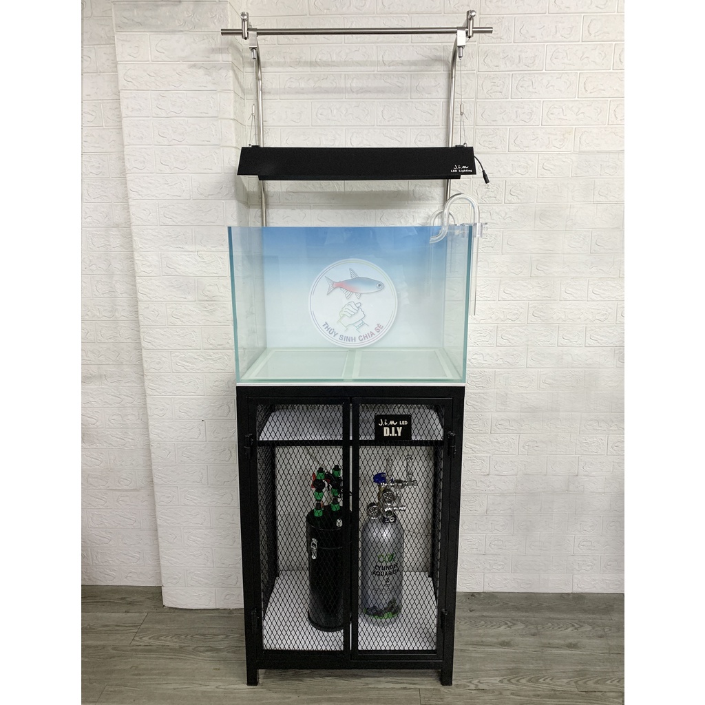 Khung inox treo đèn thủy sinh JIM LED