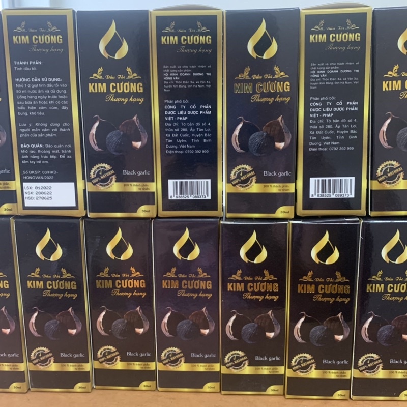 Tinh dầu tỏi đen lọ 30ml ( hàng chính hãng )