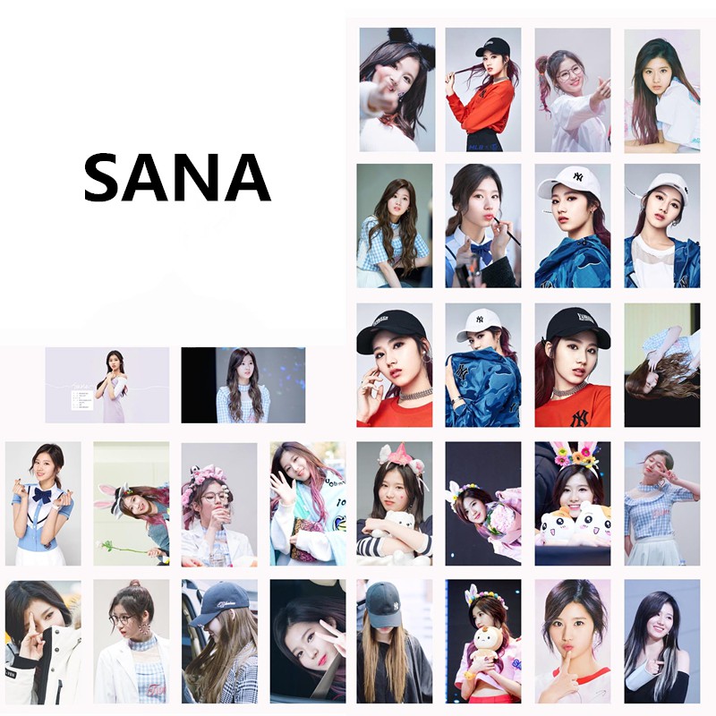 Set 30 Tấm Ảnh Lomo Card Nhóm Nhạc Twice Sana