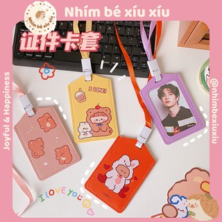 Dây đeo thẻ học sinh, sinh viên, nhân viên 4 màu siêu cưng VT288