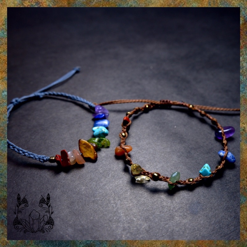 🌈  🌈   Vòng tay 7 màu, handmade, vòng thủ công
