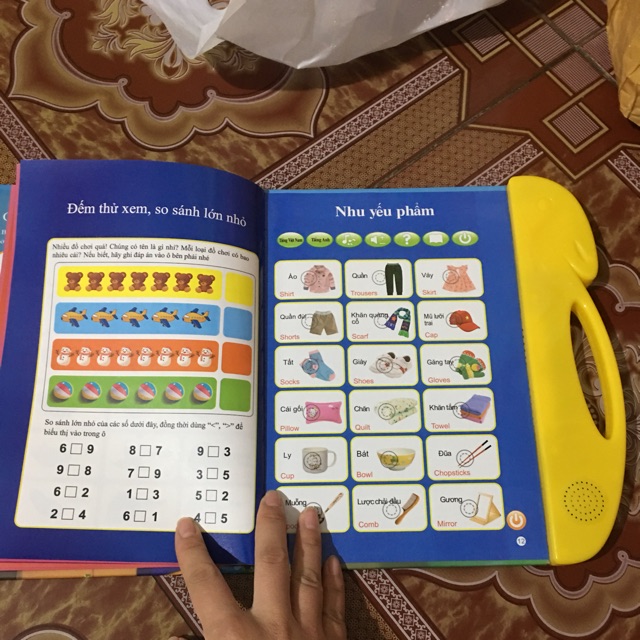Sách Nói Điện Tử Song Ngữ Anh- Việt Giúp Trẻ Học Tốt Tiếng Anh
