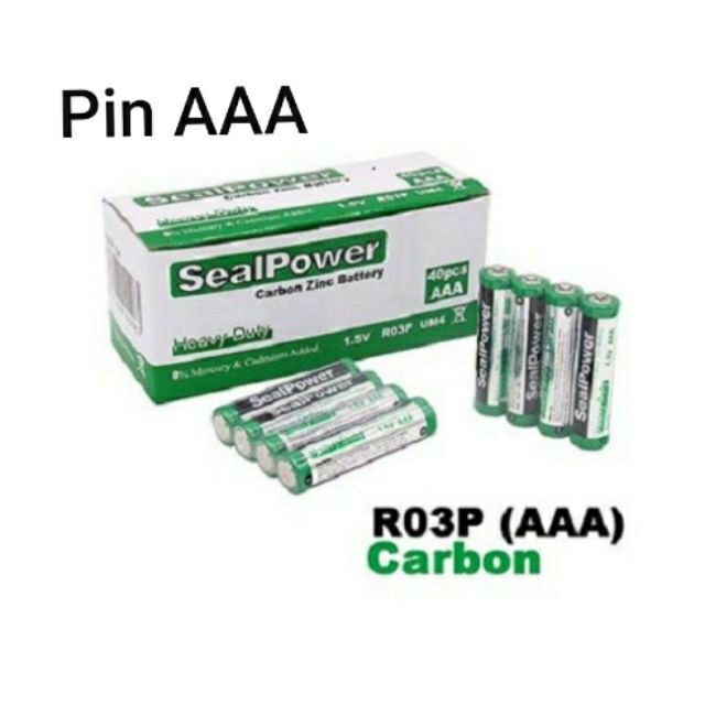 🎁Giá Sỉ🎁 Hộp 40 Viên Pin Đũa AAA (3A) SealPower