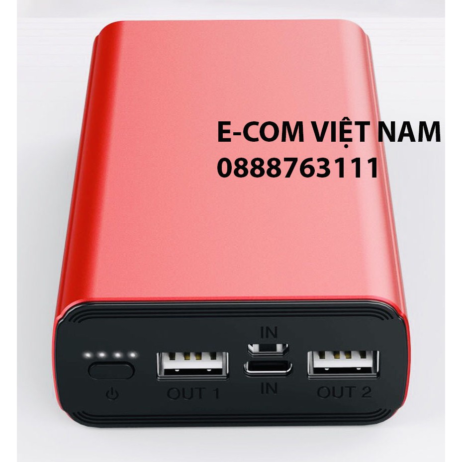 Pin Dự Phòng vỏ nhôm 20.000+mAh Tiện Ích, Sạc Đa Năng Bảo Hành 365 Ngày 1 ĐỔI 1