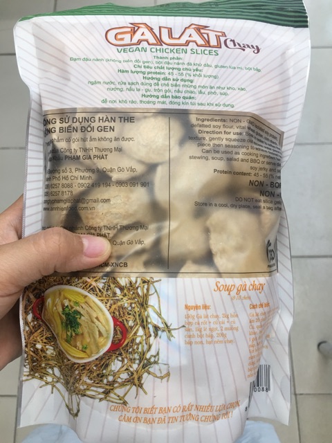 Gà Lát Chay - organic 150g