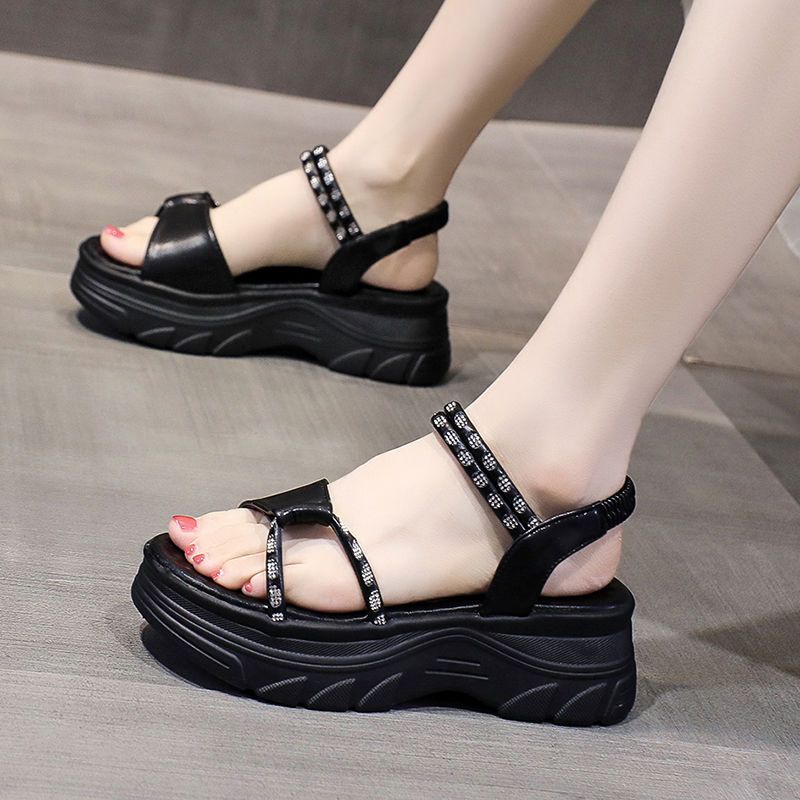 Sandal Đế Xuồng Thiết Kế Mới Thời Trang Mùa Hè Theo Phong Cách Pháp Cho Nữ