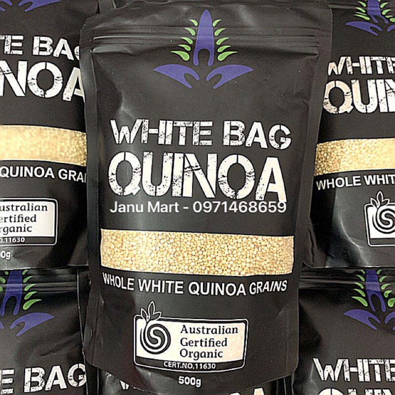 Hạt Diêm mạch Hữu Cơ Organic White Bag Quinoa