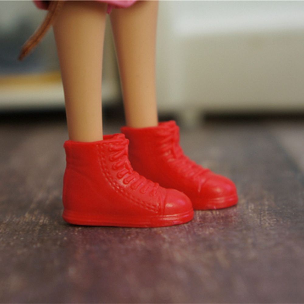 Giày cao gót bằng nhựa nhiều màu thời trang dành cho búp bê 1/6 24 phong cách tùy chọn