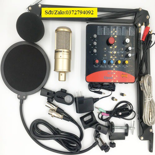 Combo micro Takstar PC K200, Sound card icon upod pro