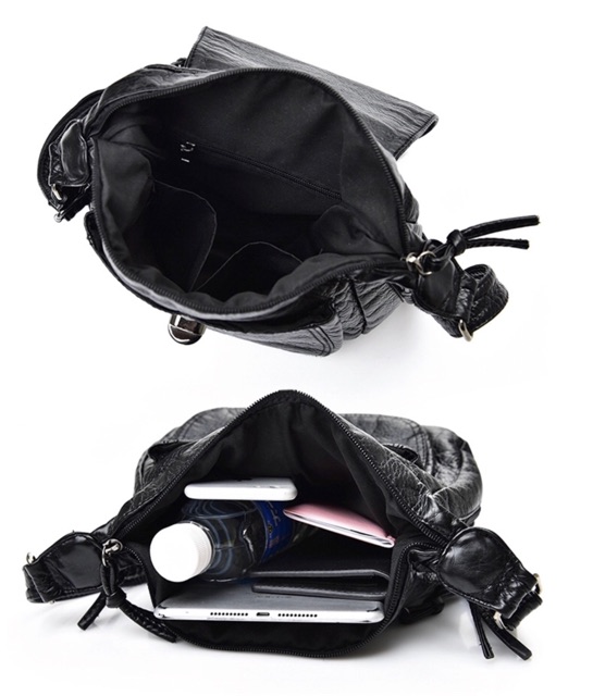 Túi xách nữ vân da cừu khoá xoay siêu hot | BigBuy360 - bigbuy360.vn