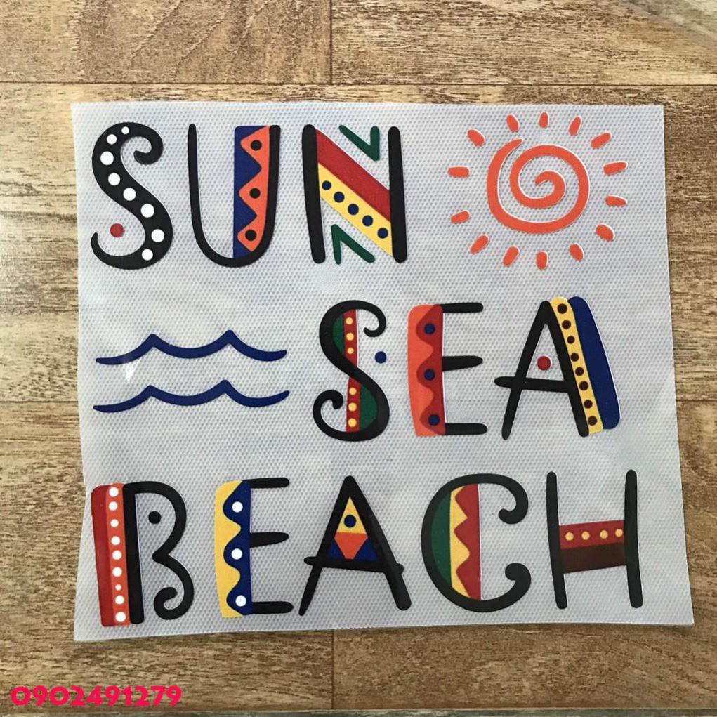 Hình ủi, hình ép nhiệt - Sun See Beach