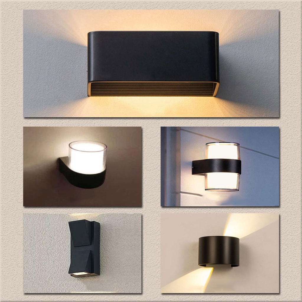 Đèn Hắt Tường 2 Đầu,  Đèn Hắt Sáng, Đèn Cầu  Chống Nước  Công Suất 5W, 10W Haledcao Cao Cấp Bảo Hành 2 Năm