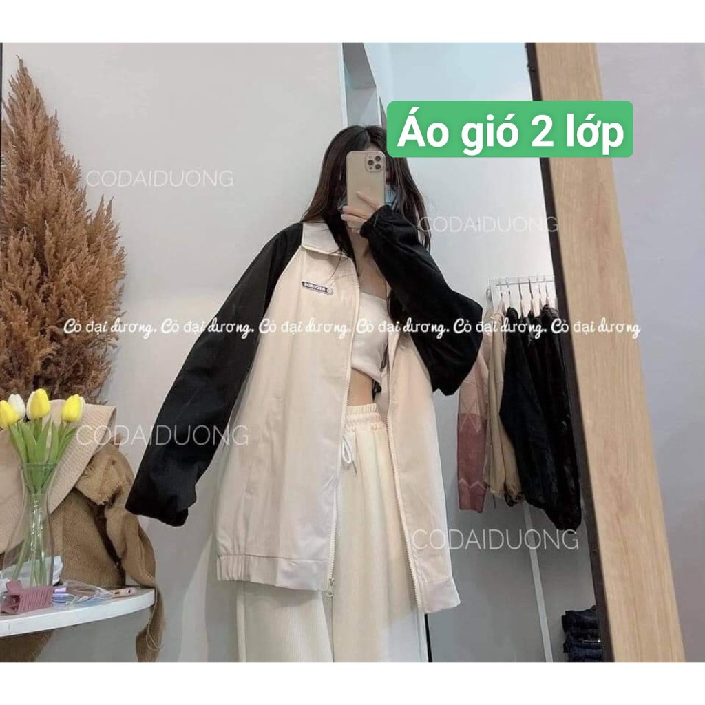 Áo Bomber Nữ, Áo Khoác Nữ Phối Tay 3 Màu Mặc Đôi, Nhóm Phong Cách Sành Điệu | BigBuy360 - bigbuy360.vn
