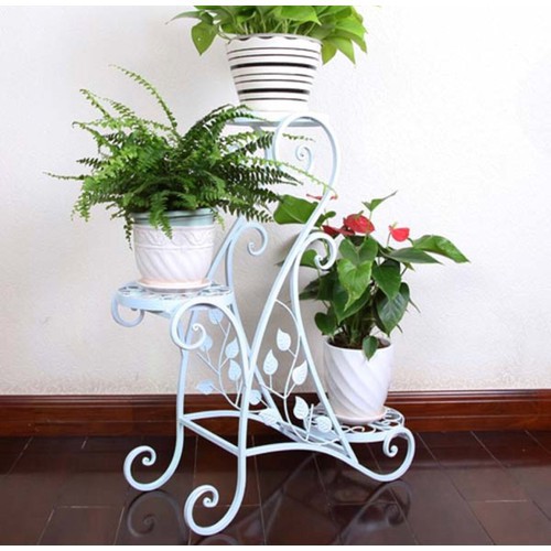 Kệ Sắt Để Cây Cảnh 3 Tầng