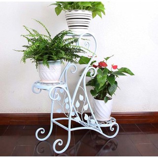 Kệ sắt để cây cảnh 3 tầng