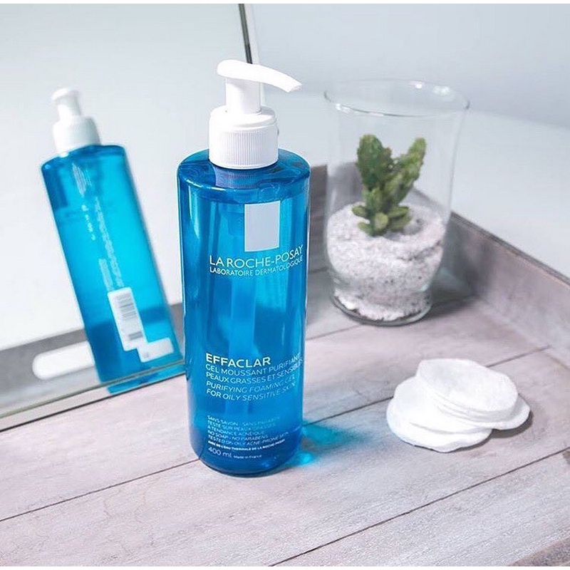 Sữa rửa mặt LRC Effaclar Dành Cho Da Dầu Mụn, Nhạy Cảm 400ml