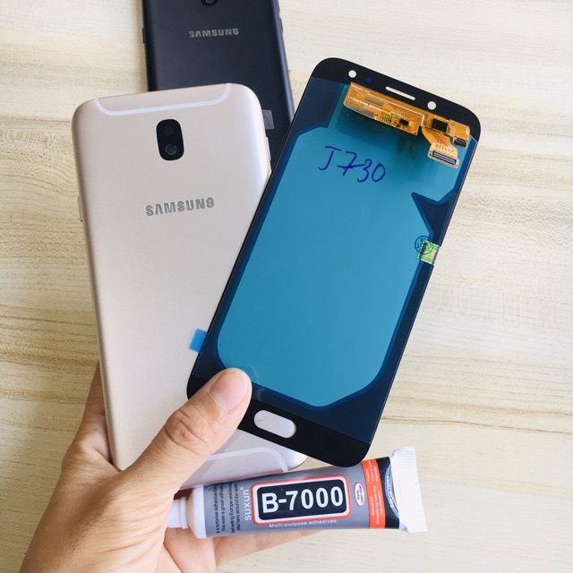 Combo Bộ Vỏ Sườn + Màn Hình Samsung J7 Pro Zin Hàng Cao Cấp (Tặng Tuýp keo)