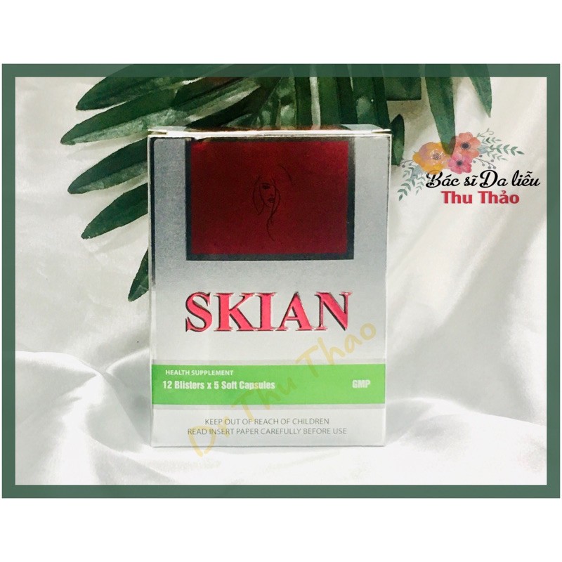 VIÊN UỐNG SKIAN HỖ TRỢ GIẢM MỤN SÁNG DA