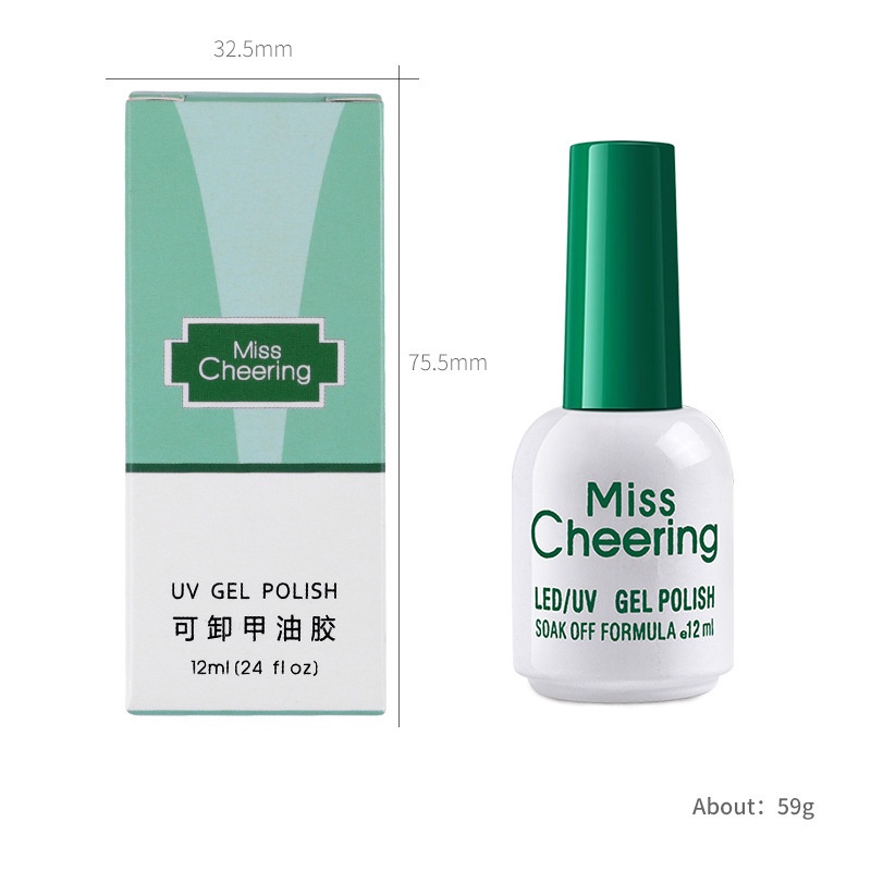 Base top lì nail MissCheering Yapas 12ml , Sơn lót liên kết móng và top bóng mờ bảo vệ sơn gel móng cao cấp