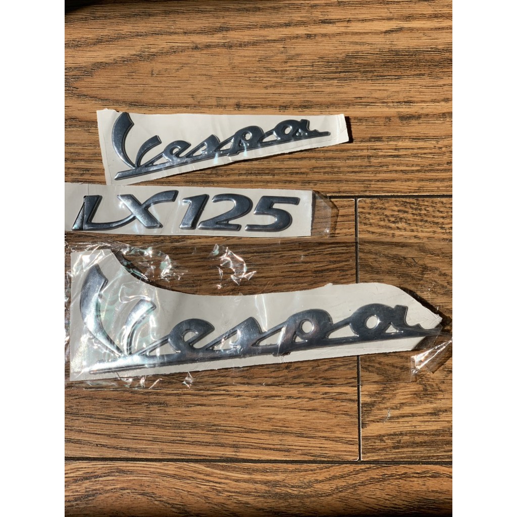 Bộ tem chữ vespa lx150, decal vespa lx150 giá trọn 1 bộ