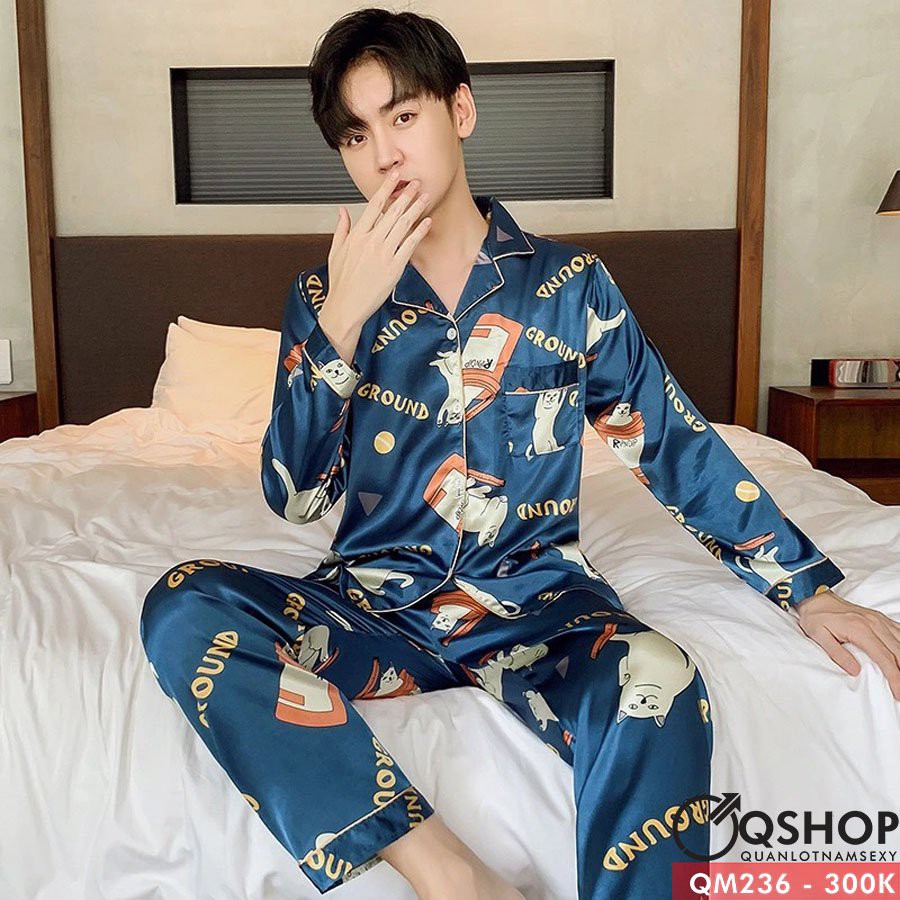 BỘ ĐỒ PIJAMA NAM CAO CẤP QSHOP QM236-QM237