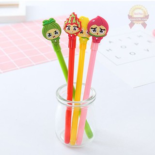 Bút gel nước đen cute dễ thương hoa quả BTS khóc Cry