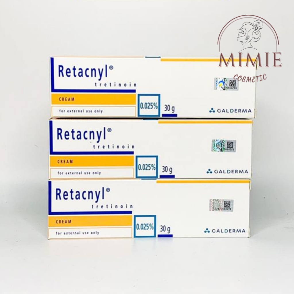 Retacnyl Tretinoin Cream Kem Hỗ Trợ Giảm Mụn, Chống Lão Hóa, Trẻ Hóa Da 0,025%, 0,05%