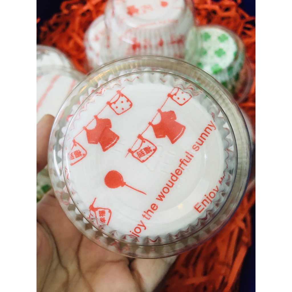 1 Hộp Khuôn Giấy Nến Lớn dùng làm bánh CupCake Kích Thước 10cm, 12cm