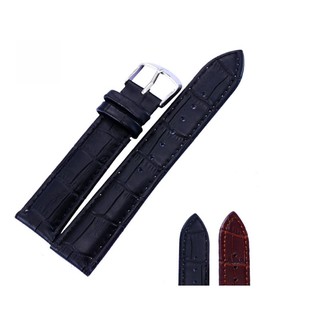 Dây da đồng hồ nhám in vân cá sấu nhám