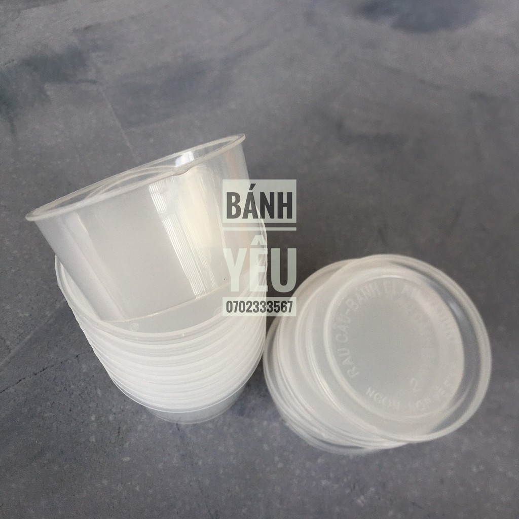 Hộp bánh Flan kèm nắp
