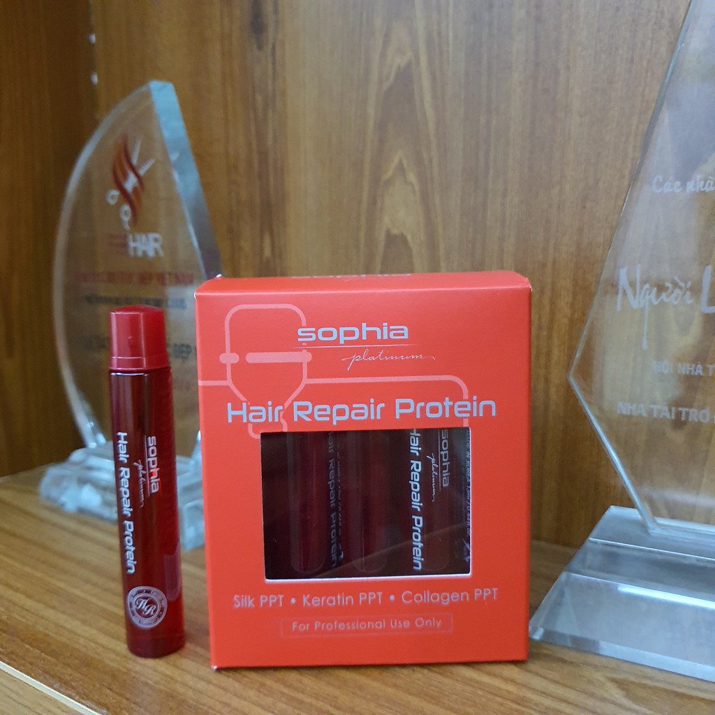 🛑FreeShip🛑Phục hồi tóc nát  Protein  Sophia Platium Hàn Quốc - Phục Hồi Tóc Tư Tổn - Tái Tạo Tóc Nát - 10 Lọ 13ML