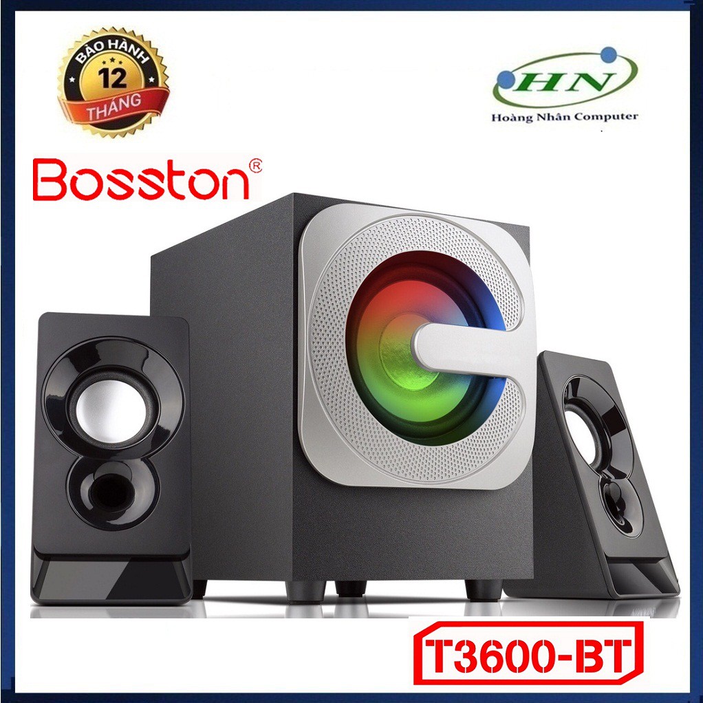 Loa Bosston Bluetooth 2.1 T3600 BT Led RGB