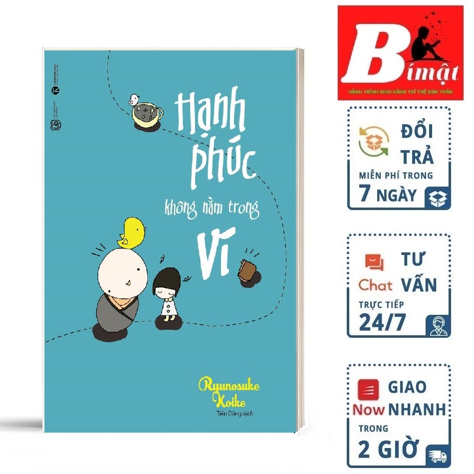 Sách - Hạnh phúc không nằm trong ví Tặng Bookmark