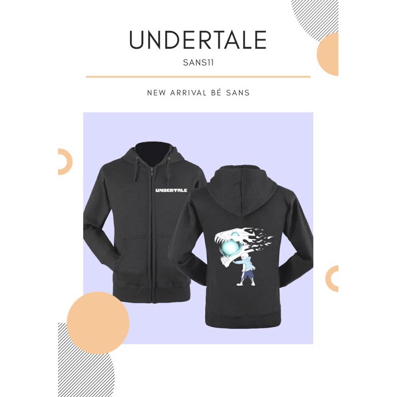 [ Xả gấp]Áo khoác nỉ có mũ in hình bé Sans chất siêu đẹp| Giá rẻ | BigBuy360 - bigbuy360.vn