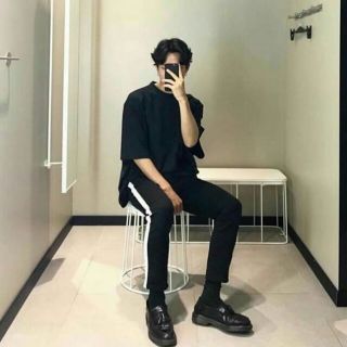 Quần jogger 1 sọc suông nam/nữ