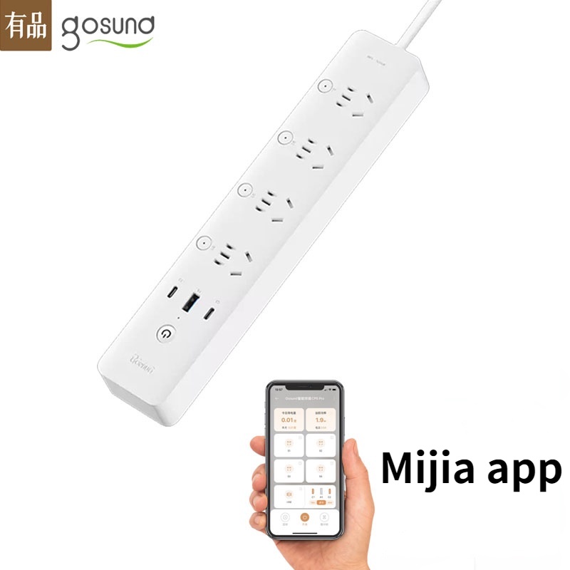 Ổ cắm điện thông minh Xiaomi Gosund CP5 Pro WIFI 65W GAN sạc nhanh 1 USB 2 loại CP5Pro
