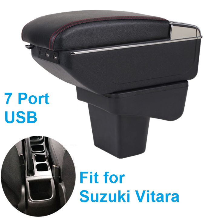 Hộp tỳ tay, đệm tỳ tay lắp cho xe ô tô Suzuki Vitara, Armrest box for Suzuki Vitara