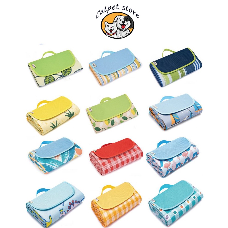 Thảm dã ngoại gấp gon, chống nước cao cấp,bãi biển,bạt trải picnic