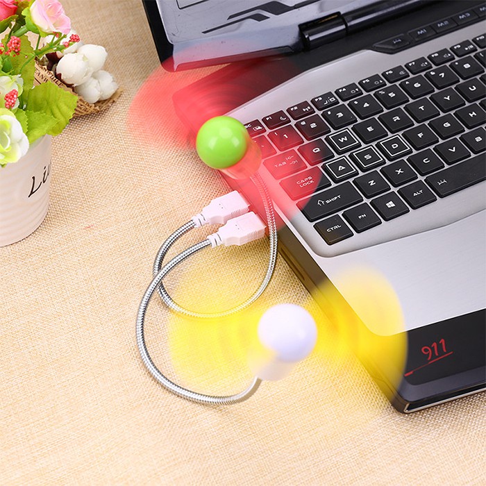 Quạt Gắn Cổng USB Kiểu Mới Họa Tiết Cute