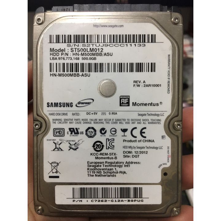 HDD ổ cứng laptop 160g/250g/320g/500gb/1000G... cũ giá rẻ. good 100% cài sẵn win