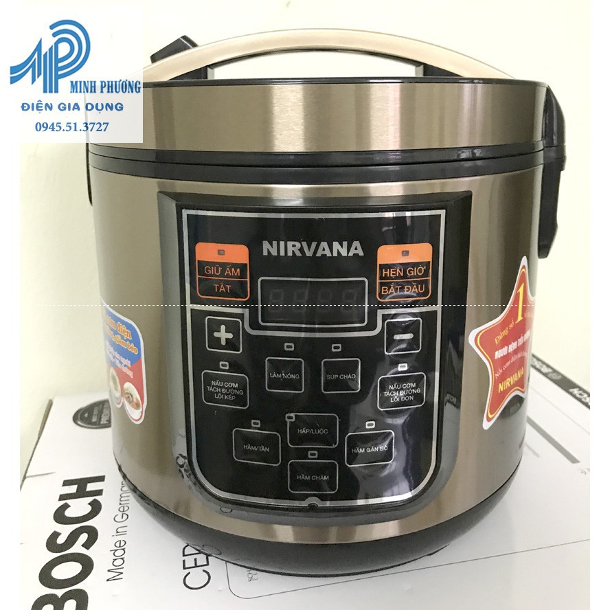 Nồi cơm tách đường Nirvana 1.8 lít bảo hành 12 tháng chính hãng | BigBuy360 - bigbuy360.vn